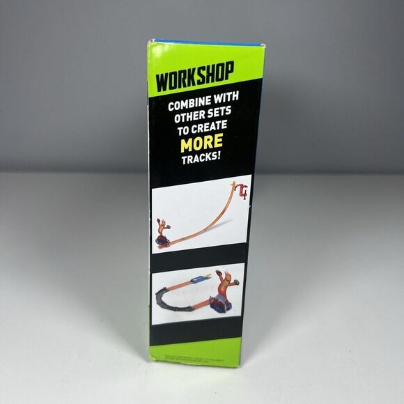 Hot Wheels Track Builder Workshop Fan Man Accessory Air Powered Action! New - Picture 4 of 6
